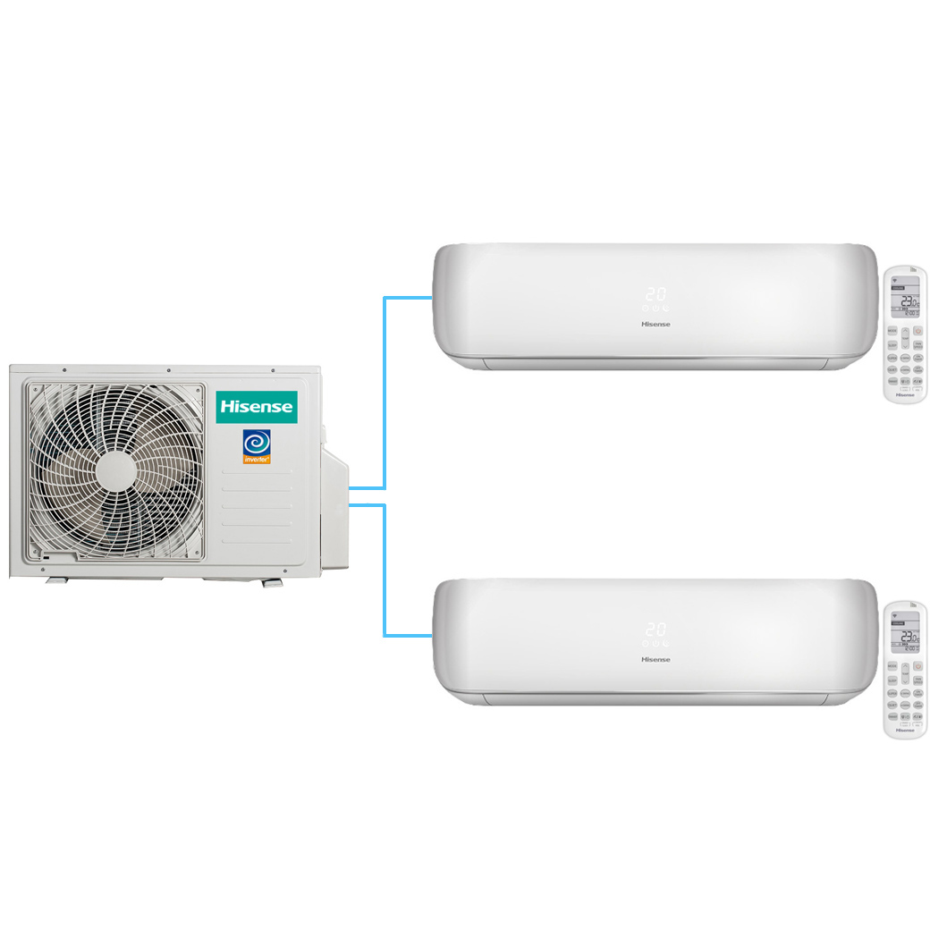 Мульти-сплит система Hisense PREMIUM FM DC INVERTER AMW2-14U4RGC / AMS-09UW4RVETG00 + AMS-09UW4RVETG00