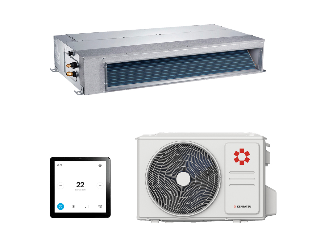 Канальная средненапорная сплит-система Kentatsu inverter KSMB35HZRN1W / KSUNB35HZRN1