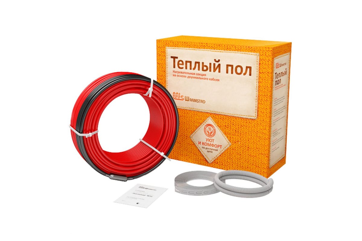 Кабель нагревательный Теплолюкс "Warmstad" WSS 7,0 м/100 Вт